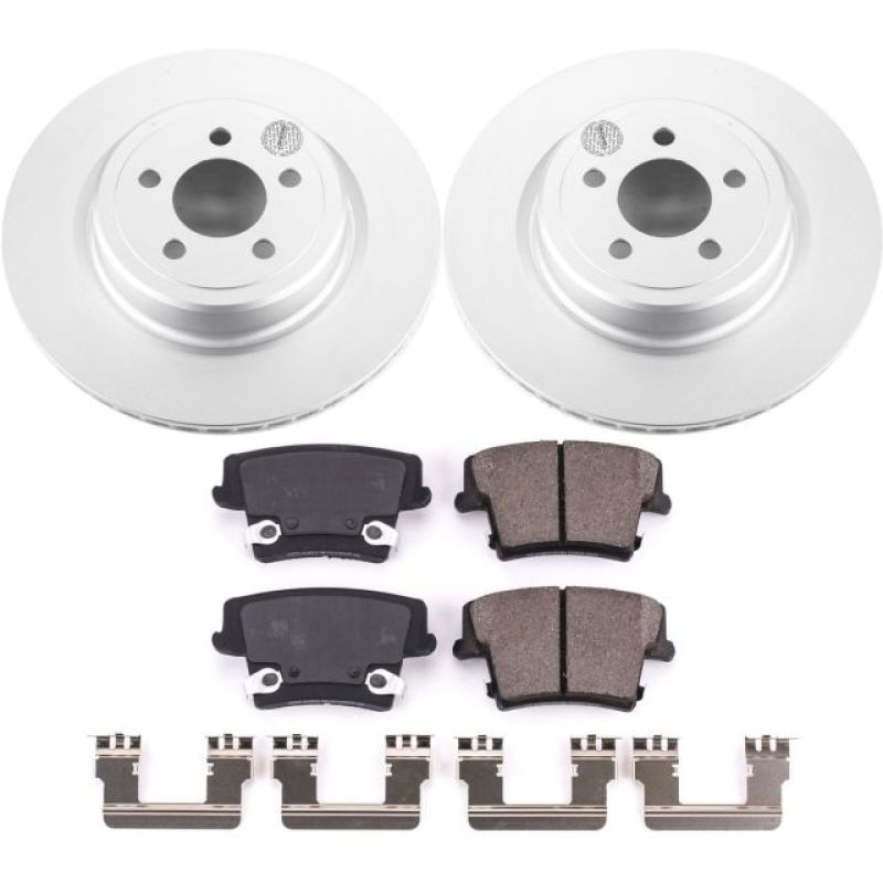 Power Stop 06-14 Dodge Charger Rear Z17 Evolution Geomet Coated Brake Kit-thumbmail-1