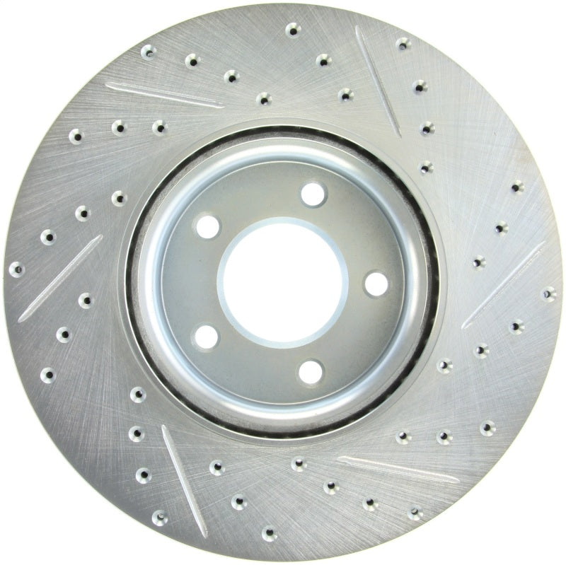 StopTech 07-13 Mazdaspeed3 Sport Slotted & Drilled Front Right Rotor-thumbmail-4