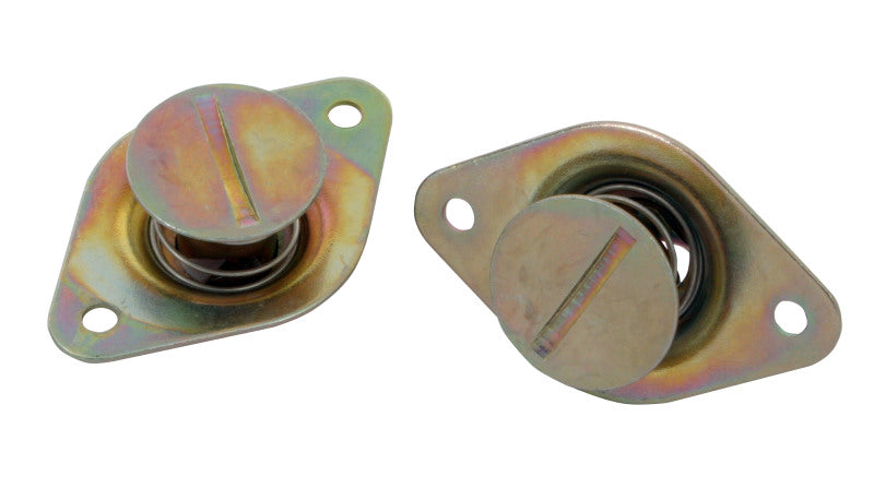 Moroso Quick Fastener - Self Ejecting - 7/16in x .500in - Steel - Gold - 10 Pack-thumbmail-1
