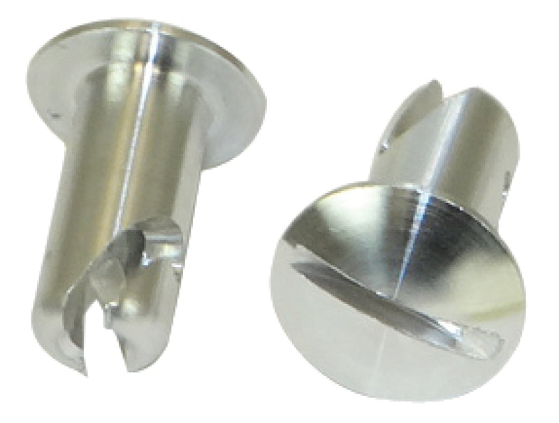Moroso Quick Fastener - Oval Head - 5/16in x .500in - Aluminum - 10 Pack-thumbmail-1