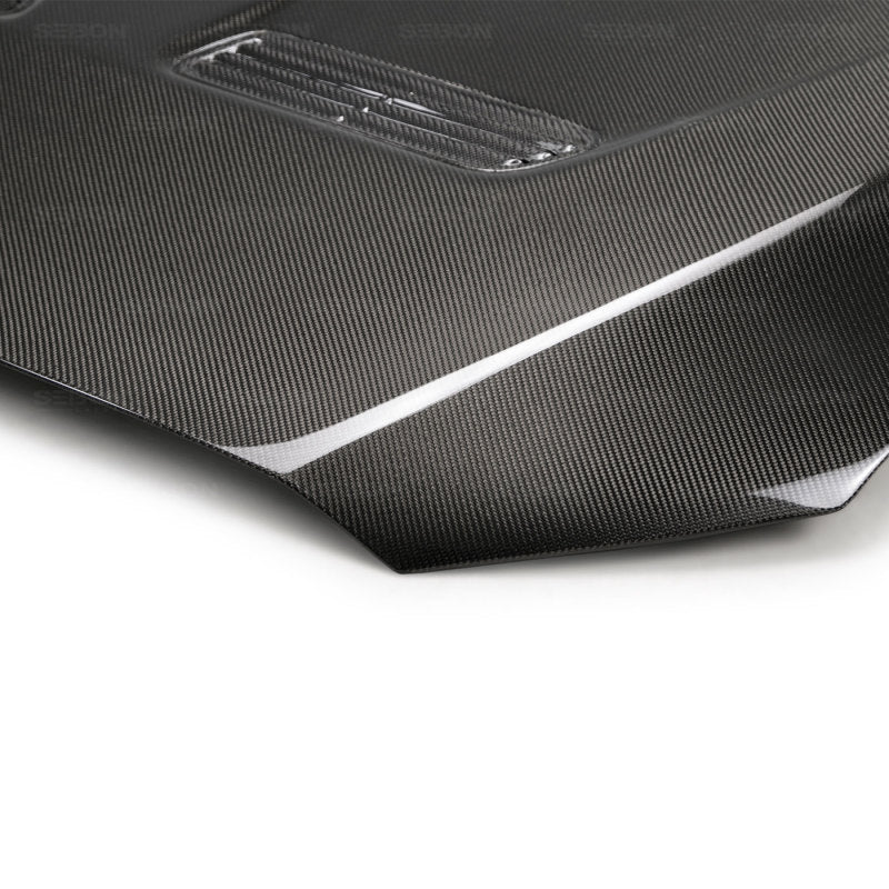 Seibon 08-12 Mitsubishi Evo X OEM style Carbon Fiber Hood-thumbmail-4