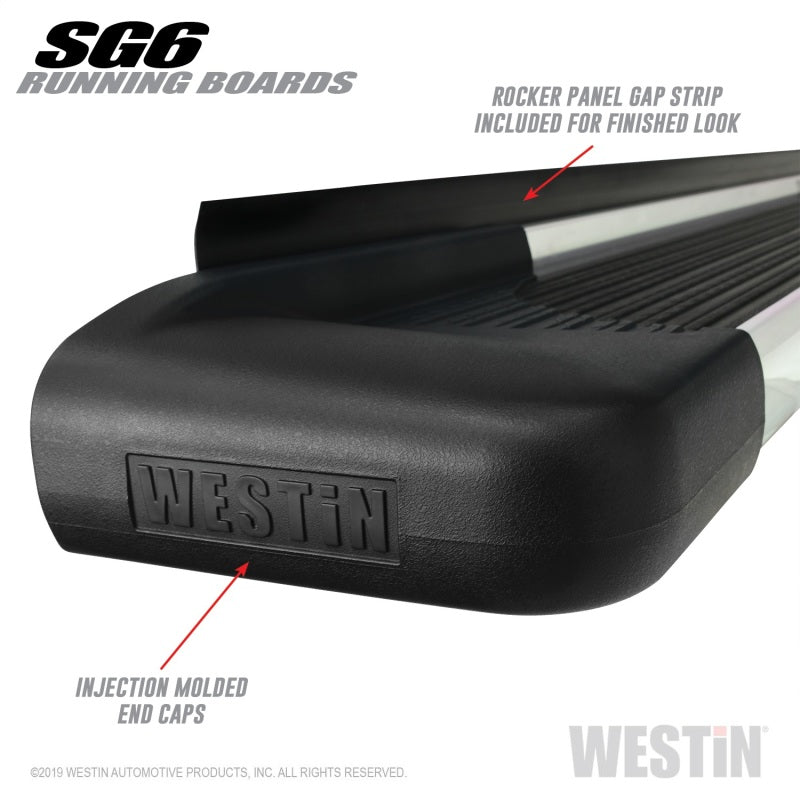 Westin SG6 Polished Aluminum Running Boards 79 in-thumbmail-2