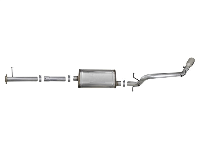 aFe Mach Force-XP Exhaust 3in CB SS 15-17 GM Colorado/Canyon 2.5L/3.6L Side Exit w/ Polished Tip-thumbmail-7