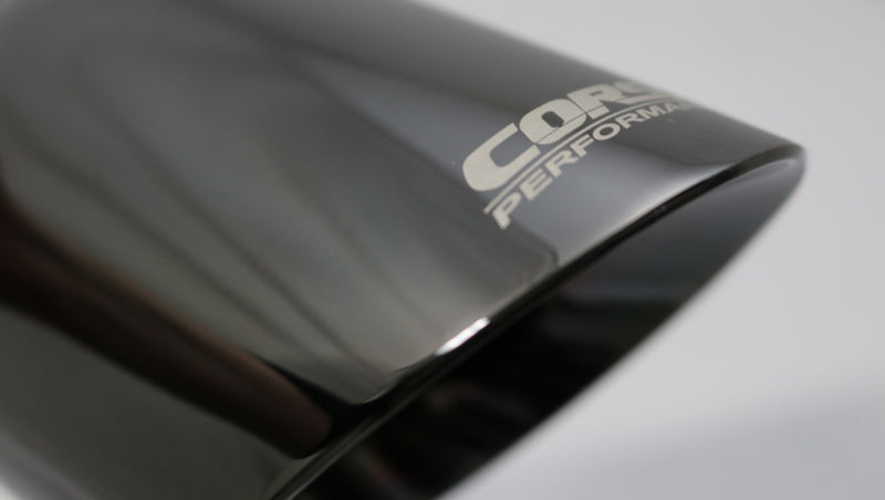 Corsa Single Universal 2.5in Inlet / 3.5in Outlet Black PVD Pro-Series Tip Kit-thumbmail-1