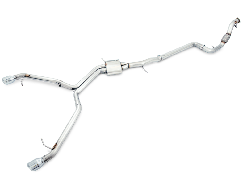 AWE Tuning Audi B9 A5 Touring Edition Exhaust Dual Outlet - Chrome Silver Tips (Includes DP)-thumbmail-8