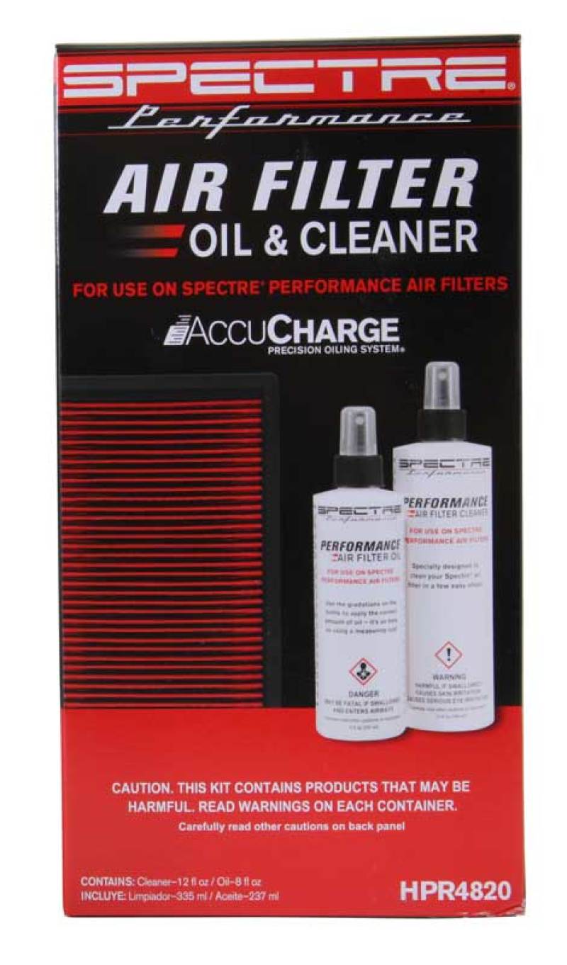Spectre Accucharge Kit for HPR Filters (Includes 12oz. Cleaner / 8oz. Oil)-thumbmail-4
