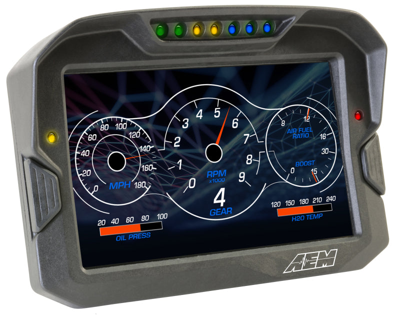 AEM CD-7 Logging Race Dash Carbon Fiber Digital Display (CAN Input Only)-thumbmail-4