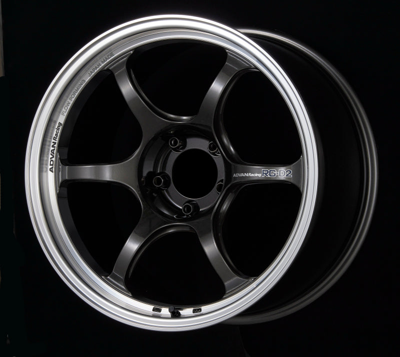 Advan RG-D2 18x8.0 +44 5-114.3 Machining & Black Gunmetallic Wheel-thumbmail-1