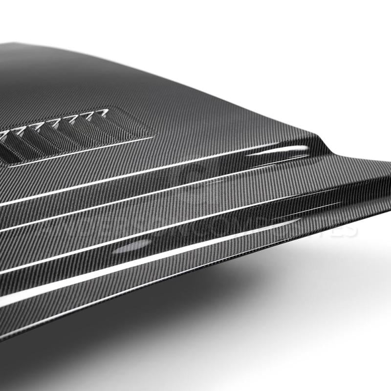 Anderson Composites 2018 Ford Mustang Super Snake Double Sided Carbon Fiber Hood-thumbmail-3