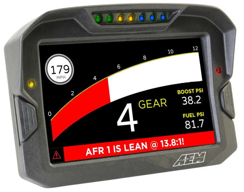 AEM CD-7 Non Logging Race Dash Carbon Fiber Digital Display (CAN Input Only)-thumbmail-5