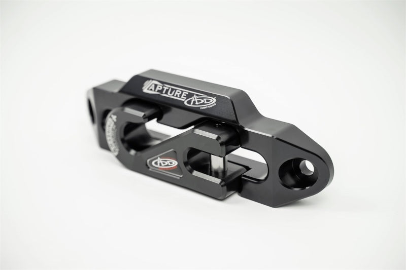 Addictive Desert Designs 1-5/16in Winch Fairlead Plate w/ Recessed Round End Hook - Black-thumbmail-2