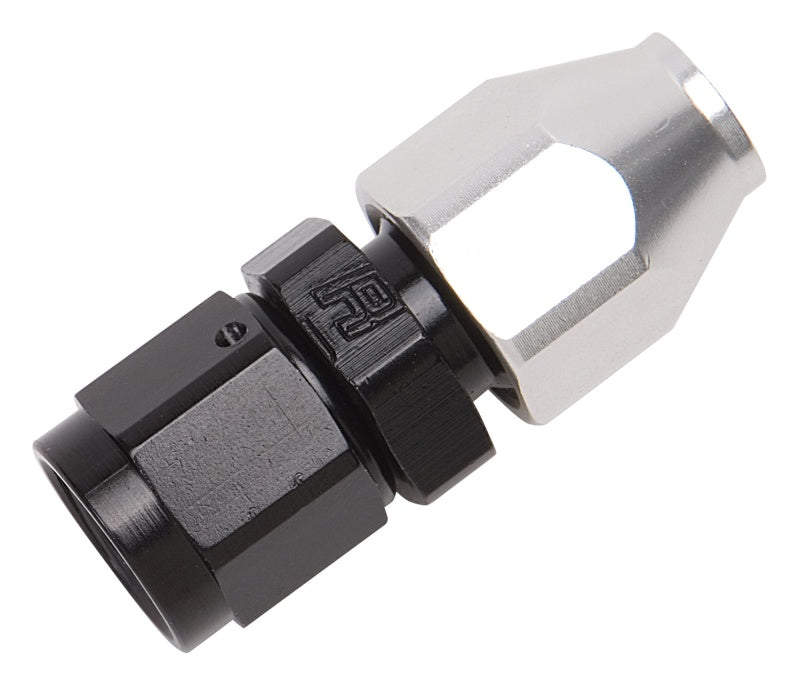 Russell Performance Black/Silver -6 AN Male 37 Degree to 3/8in Aluminum Tube-thumbmail-1