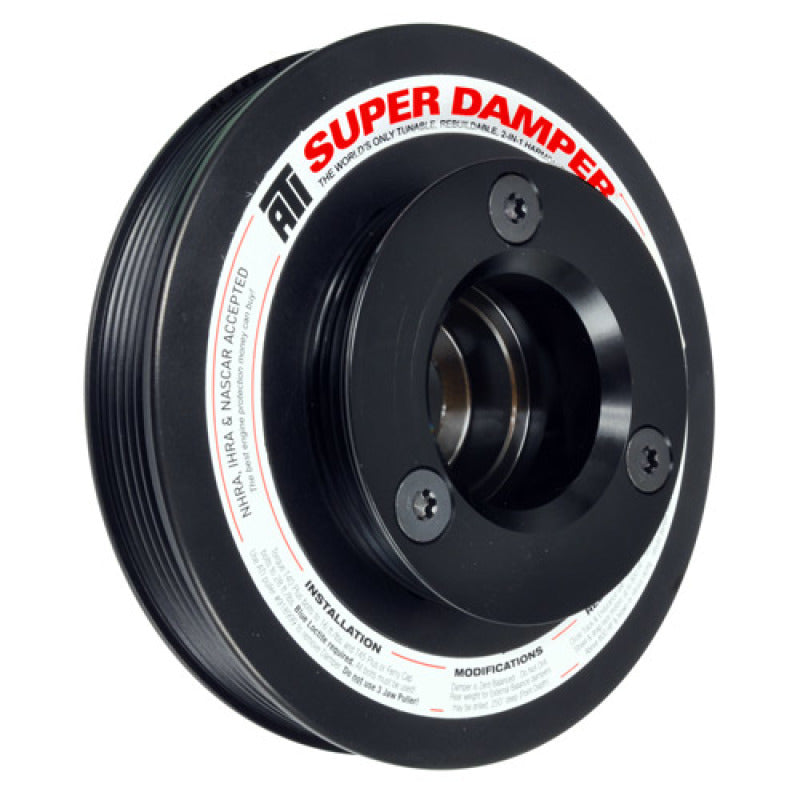 ATI Damper - 6.78in - Alum - 4 & 6 Grv - Honda H22 - Street - 4 Percent & 9 Percent OD Sizes-thumbmail-1
