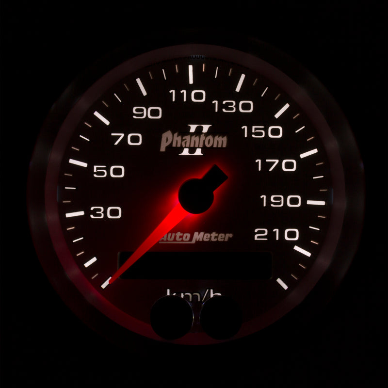Autometer Phantom II 3-3/8in 0-225KM/H (GPS) Speedometer Gauge-thumbmail-2