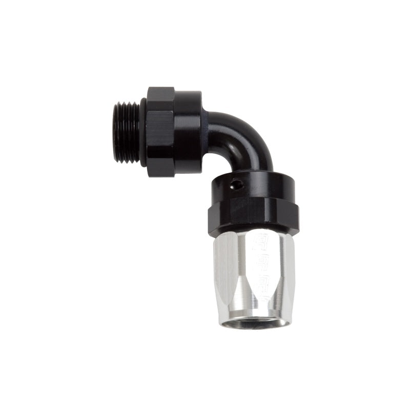 Russell Performance Hose End #8 Hose to #8 Radius Inlet Port 90 Deg Blk/Clr-thumbmail-2