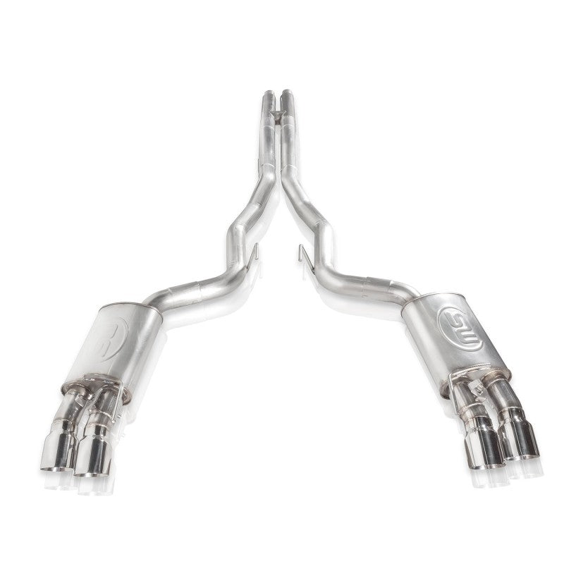Stainless Works 18+ Ford Mustang GT Redline Cat-Back Performance Connect H-Pipe w/ Active Valves-thumbmail-13