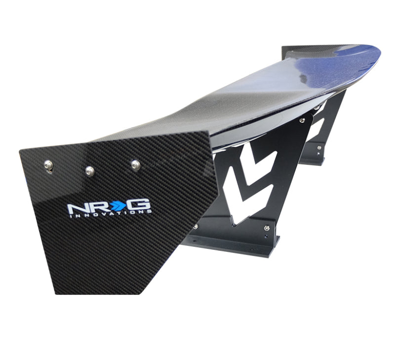 NRG Carbon Fiber Spoiler - Universal (59in.) NRG Logo Large End Plates-thumbmail-4