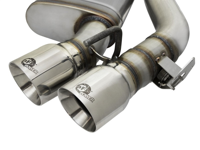 aFe MACHForce XP 3in 304 SS Axle-Back Dual Exhaust (NPP) w/ Polished Tips 16-17 Camro SS V8-6.2L-thumbmail-5