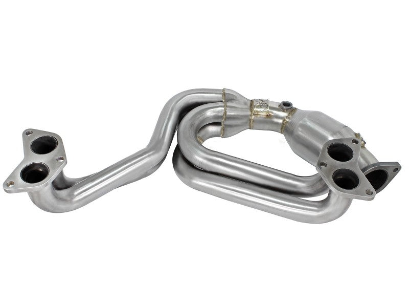 aFe 12-17 Toyota 86 / FRS / BRZ Twisted Steel 304 Stainless Steel Long Tube Header w/ Cat-thumbmail-8
