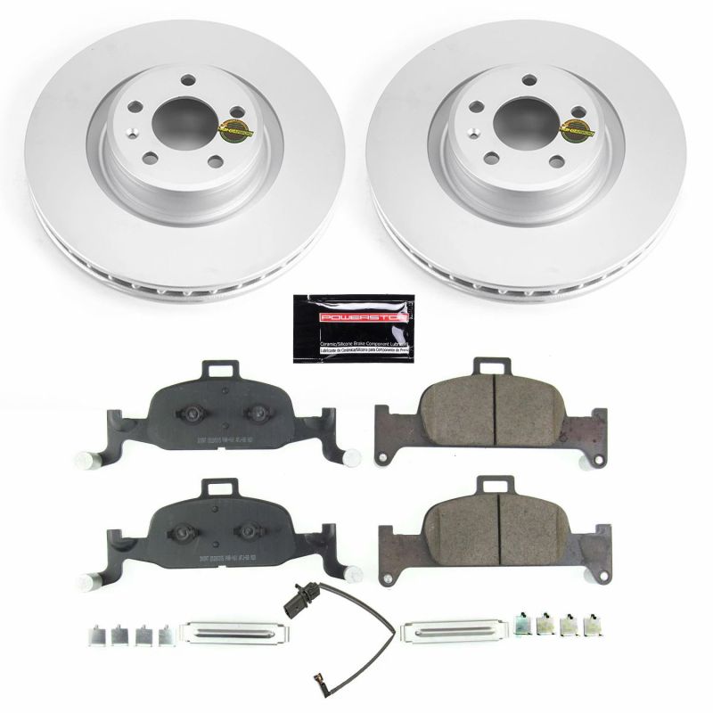 Power Stop 17-19 Audi A4 Front Z23 Evolution Sport Coated Brake Kit-thumbmail-1