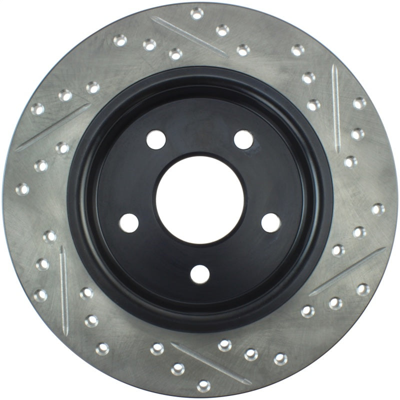 StopTech 12-15 Ford Focus w/ Rear Disc Brakes Rear Right Slotted & Drilled Rotor-thumbmail-3