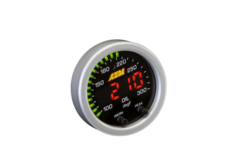 AEM X-Series Temperature 100-300F Gauge Kit (ONLY Black Bezel and Water Temp. Faceplate)-thumbmail-7