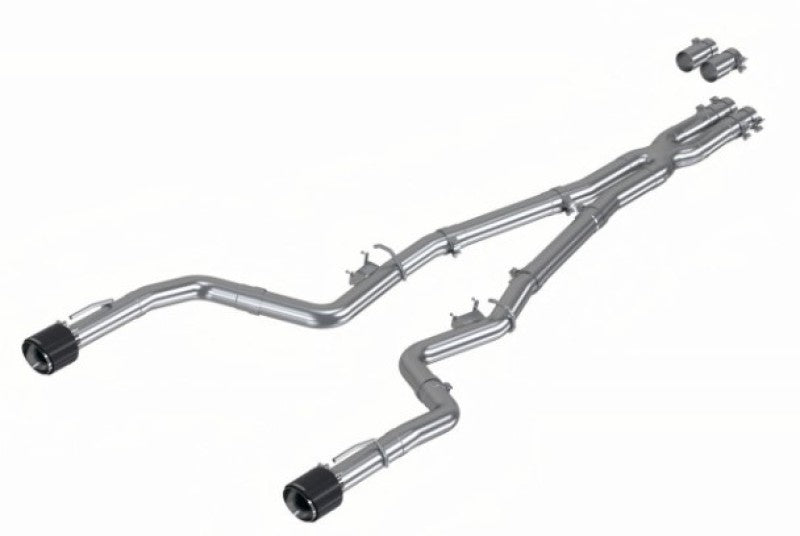 MBRP 17-21 Charger 5.7L/6.2L/6.4L 3in Race Profile Cat-Back w/Dual Carbon Fiber Tips T304 SS Exhaust-thumbmail-5