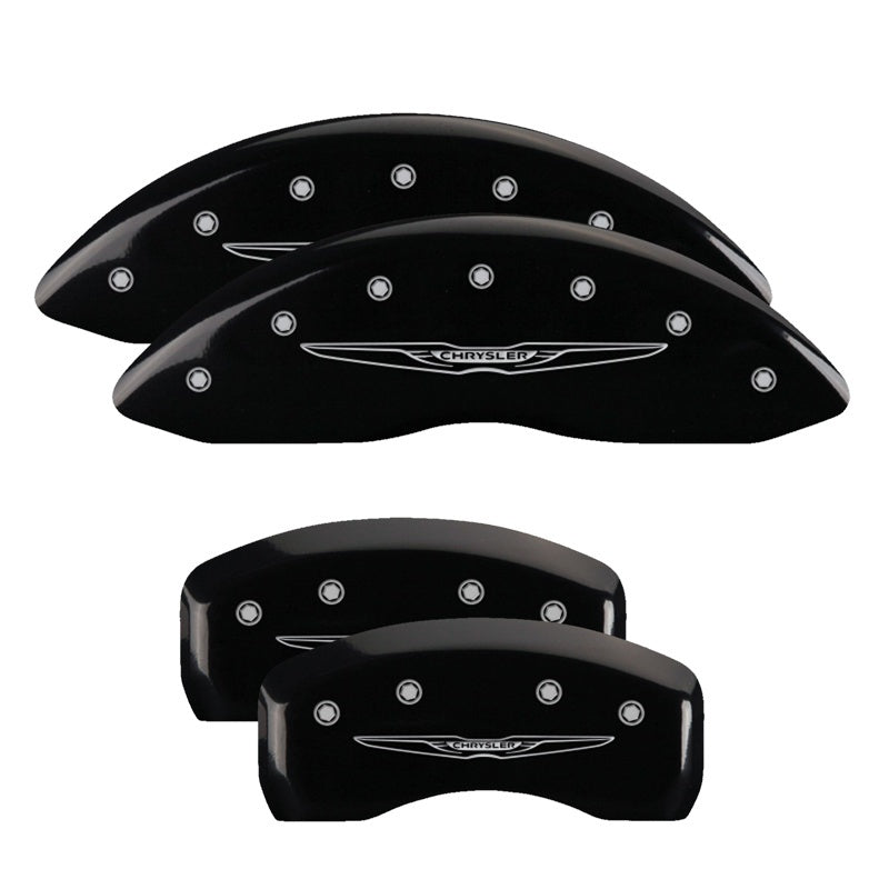 MGP 4 Caliper Covers Engraved Front & Rear MGP Black finish silver ch-thumbmail-2