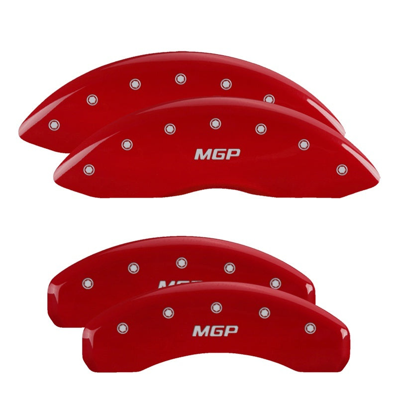 MGP 4 Caliper Covers Engraved Front & Rear MGP Red finish silver ch-thumbmail-1