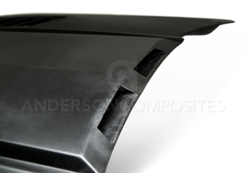 Anderson Composites 15-16 Ford Mustang (Excl. GT350/GT350R) Ram Air Fiberglass Hood-thumbmail-3