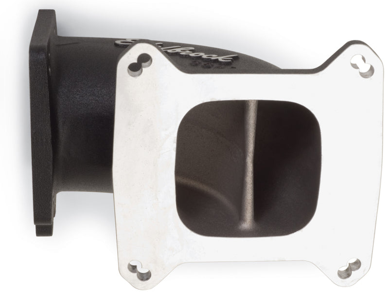 Edelbrock High Flow Intake Elbow 95mm Throttle Body to Square-Bore Flange Black Finish-thumbmail-6