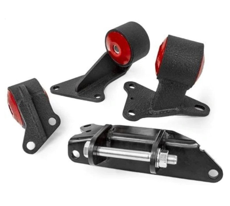 Innovative 86-89 Accord B-Series Black Steel Mounts 95A Bushings-thumbmail-1
