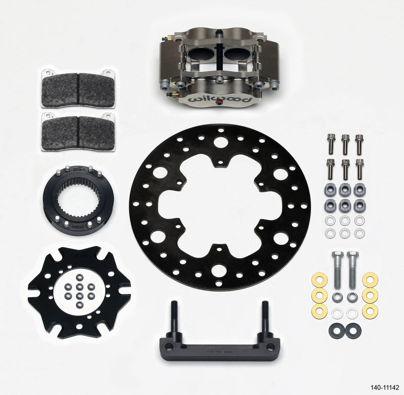 Wilwood Billet Narrow Dynalite Radial Mount Rear Inboard Midget Kit 10.50in x 0.35 Drilled Disc-thumbmail-1
