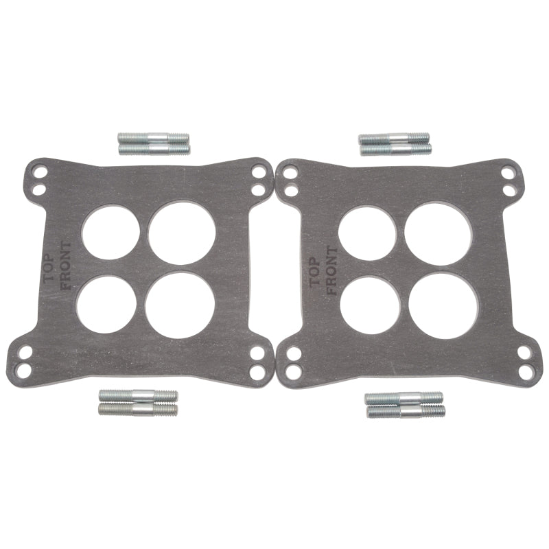Edelbrock Dual Quad Insulator Kit (2)-thumbmail-2