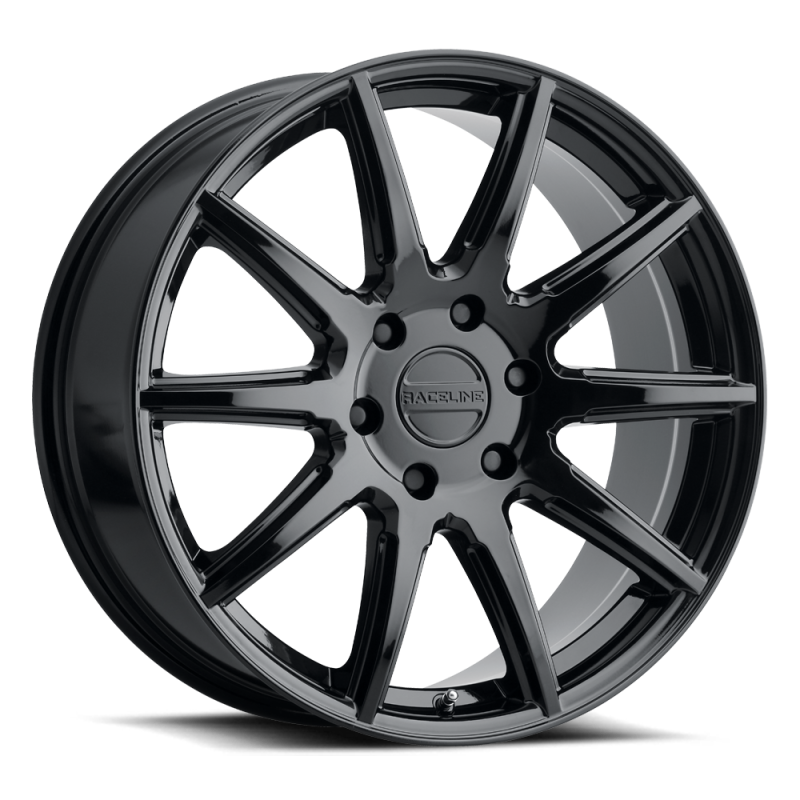 Raceline 159B Spike 20x8.5in / 6x139.7 BP / 15mm Offset / 106.1mm Bore - Gloss Black Wheel-thumbmail-1