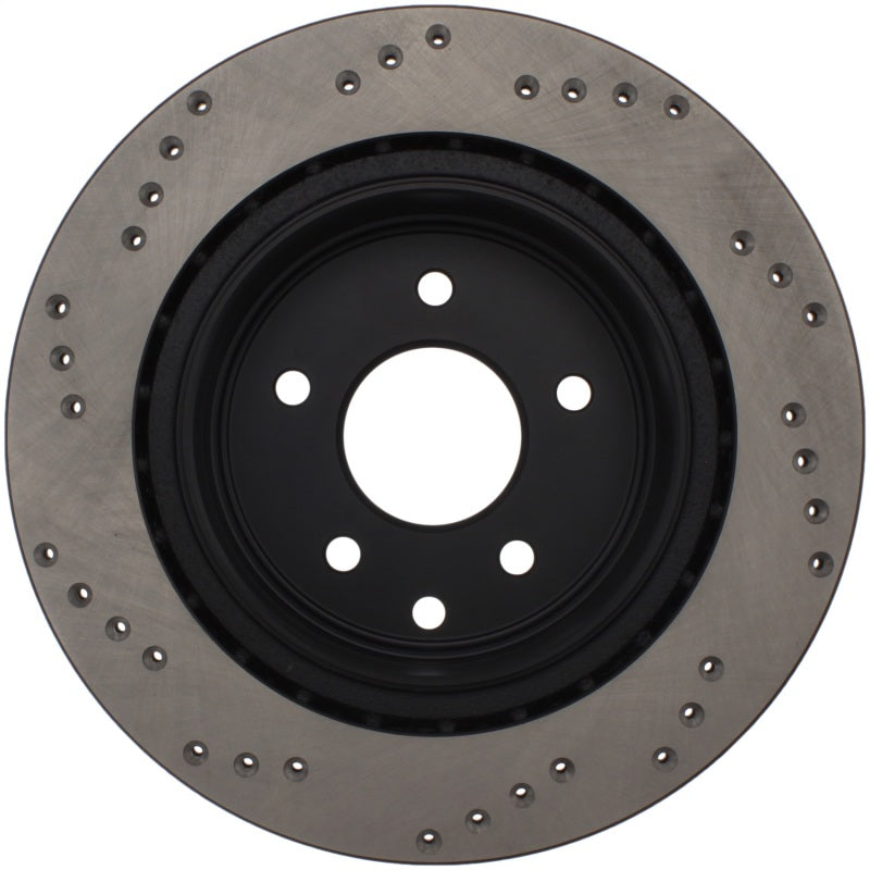 StopTech 08-09 Infiniti EX35 / 05-08 G35 / 09 G37 / 06-09 M35/M45 Drilled Right Rear Rotor-thumbmail-8