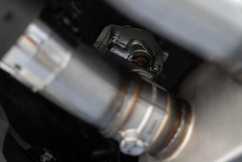 MBRP 18-20 Ford Mustang GT 5.0 w/ Quad Tip Active Exhaust Cat Back Split Rear T304 w/ Carb Fib Tips-thumbmail-6
