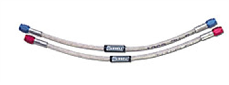 Russell Performance -4 AN 15in 90 Degree to Straight Pre-Made Nitrous and Fuel Line-thumbmail-2