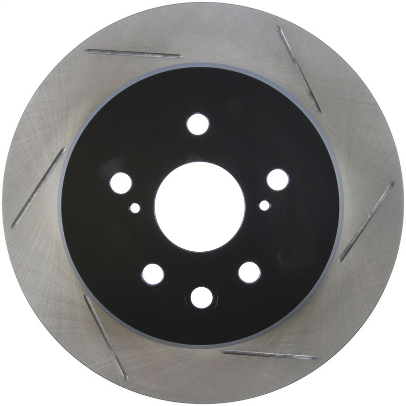 StopTech 13-14 Lexus GS300/350/400/430 Slotted Sport Rear Left Brake Rotor-thumbmail-2