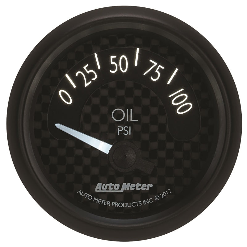 Autometer GT Series 52mm Short Sweep Electronic 0-100 psi Oil Pressure-thumbmail-3