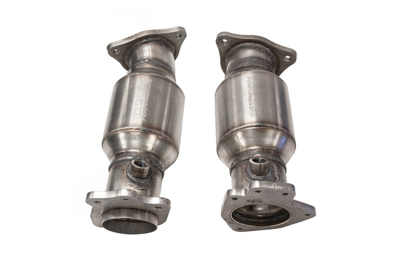 Corsa 20-21 Chevrolet Corvette High Flow 300 Cell Cat Pipes-thumbmail-1