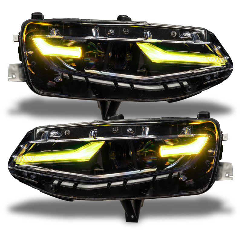 Oracle 19-21 Chevy Camaro LS/LT RGB+A Headlight DRL Upgrade Kit - ColorSHIFT w/ BC1 Controller-thumbmail-13