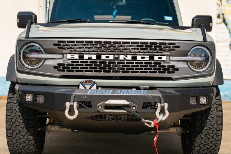 Road Armor 2021+ Ford Bronco Stealth Front Winch Bumper - Tex Blk-thumbmail-2