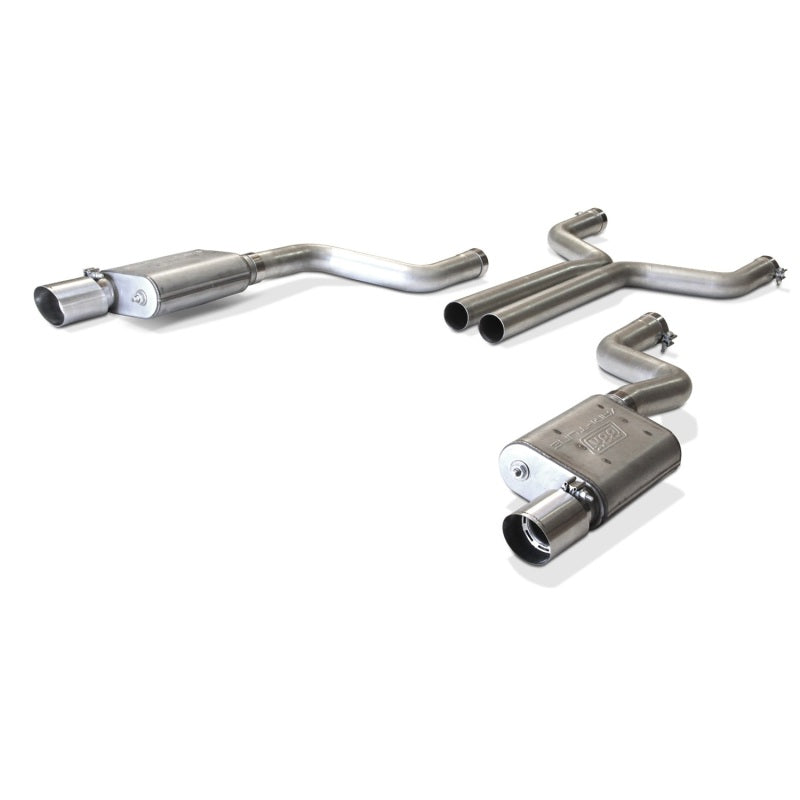 BBK 2015-16 Mustang GT Varitune Complete Cat Back Exhaust System (Includes Resonator Delete X-Pipe)-thumbmail-1