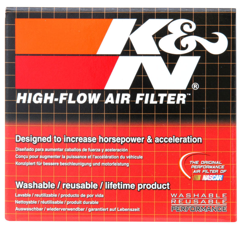 K&N Universal Clamp-On Air Filter 2-1/8in Flange 3-1/2in Base 2in Top 4in Height-thumbmail-9