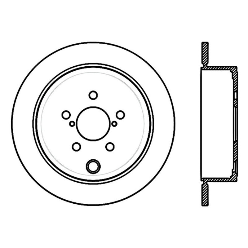 Stoptech 09-10 Subaru Forester / 08-10 Impreza/WRX Rear CRYO-STOP Rotor-thumbmail-3