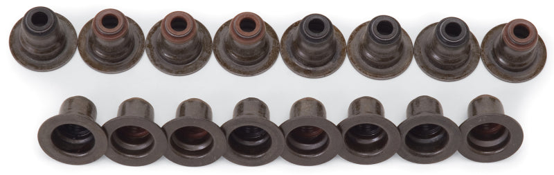 Edelbrock Spring Seat Locator/Seal Kit for Cyl Heads Using 8mm Valves w/ 1 30In BeehIVe Springs-thumbmail-1