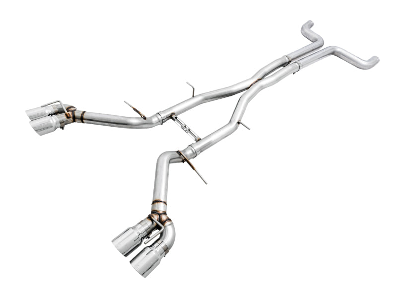 AWE Tuning 16-19 Chevy Camaro SS Non-Res Cat-Back Exhaust - Track Edition (Quad Chrome Silver Tips)-thumbmail-2