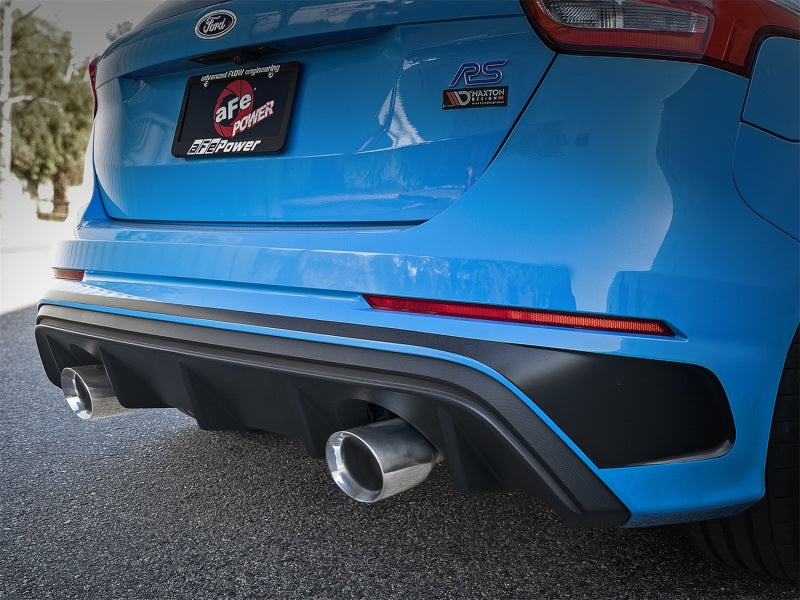 aFe Takeda 3in 304 SS Axle-Back Exhaust System w/ Polished Tip 16-18 Ford Focus RS 2.3L (t)-thumbmail-2