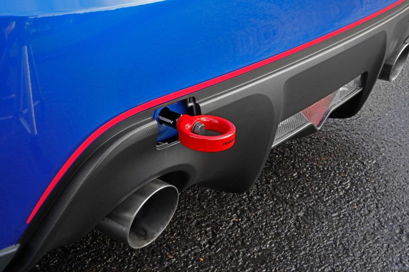 Perrin 13-20 & 2022 Subaru BRZ / 13-16 Scion FRS / 17-20 Toyota 86 Tow Hook Kit (Rear) - Red-thumbmail-5